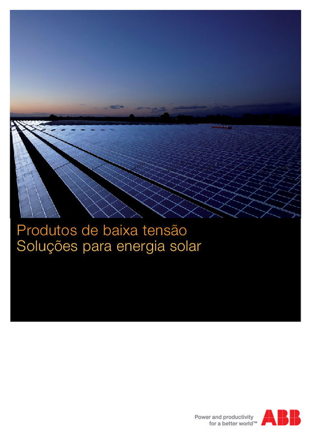 Soluções para energia solar