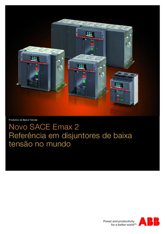 Disjuntores de baixa tensão  SACE Emax 2