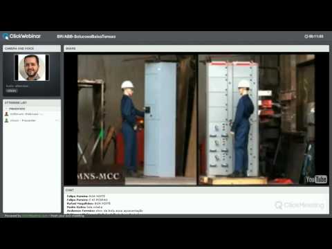 Webinar sobre soluções em serviços para sistema e produtos de baixa tensão