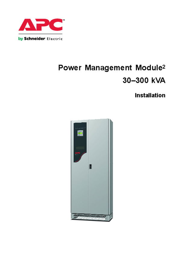 Módulo para gerenciamento de energia MGE, 100 kVA - PMM100