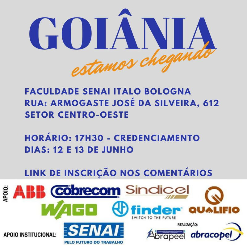 Encontro de Eletricistas Conscientes e Seguros – GO – Goiânia