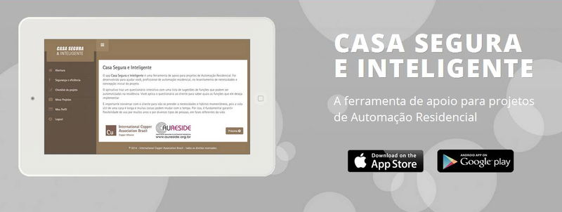 Aplicativo gratuito para projetos - Casa Segura e Inteligente, a ferramenta de apoio para projetos de Automação Residencial