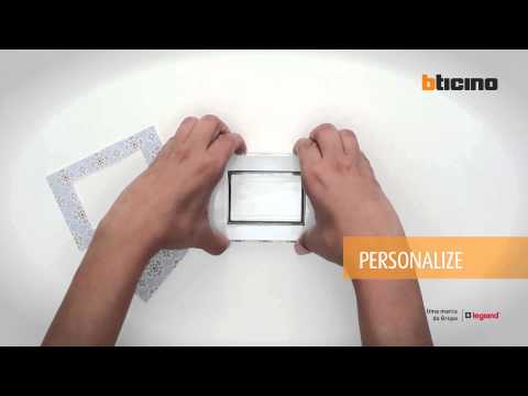 Bticino Livinglight  - Instalação e Personalização da placa Kristall