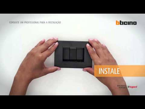 Bticino Livinglight - Instalação e Personalização acabamento Anthracite