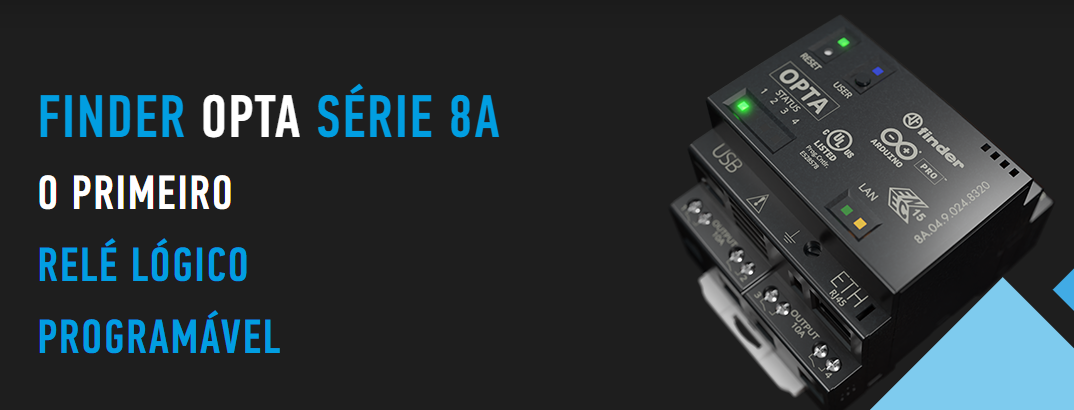 Finder OPTA Série 8A: O primeiro relé lógico programável