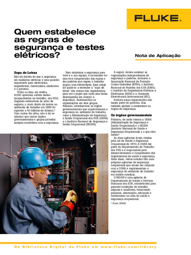 Segurança em medições elétricas