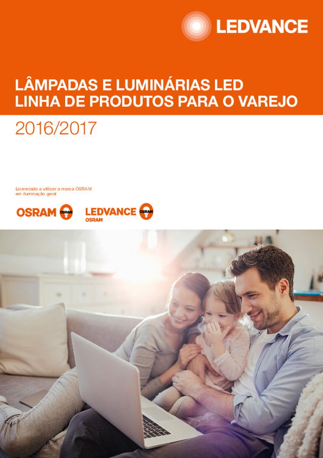 Catálogo Lâmpadas e luminárias LED para uso residencial