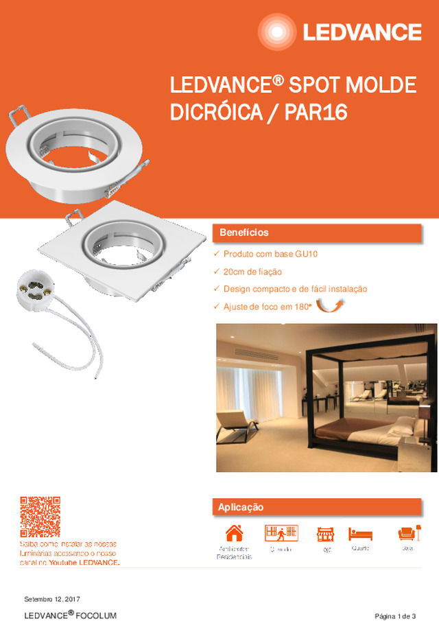 LEDVANCE®SPOT molde dicróica/ PAR16