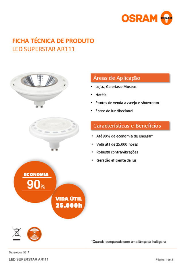 LED SUPERSTAR AR111