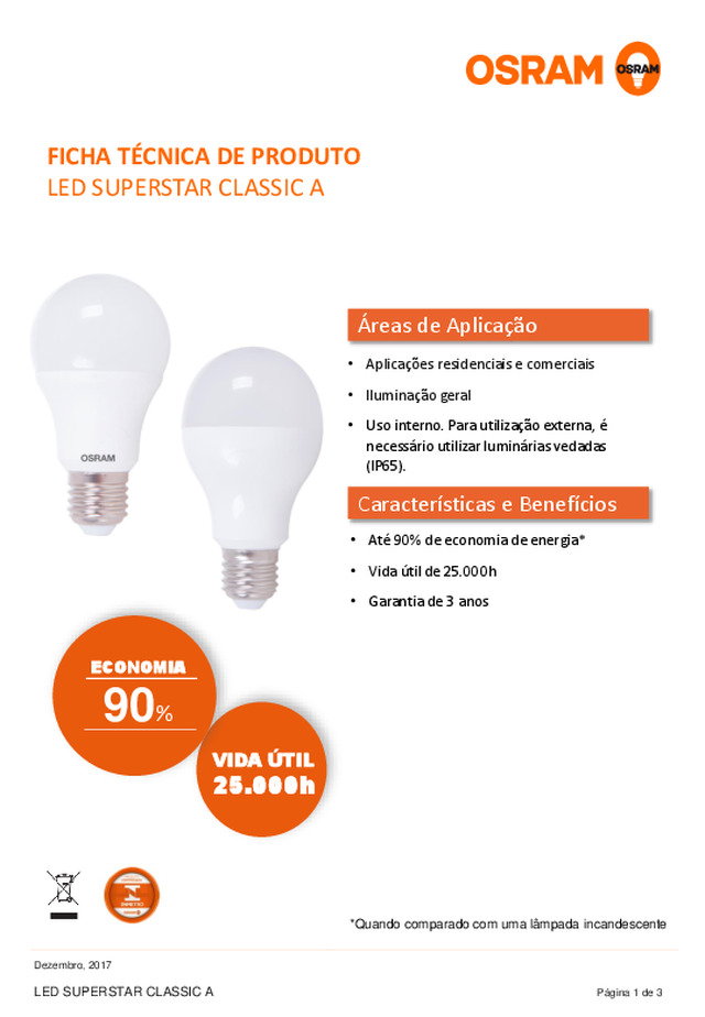 LED SUPERSTAR CLASSIC A