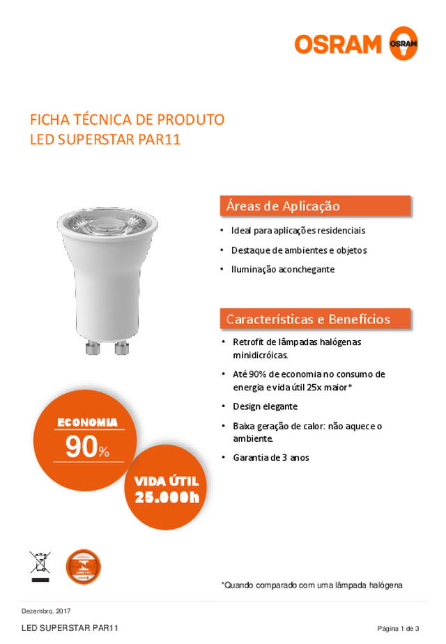 LED SUPERSTAR PAR11