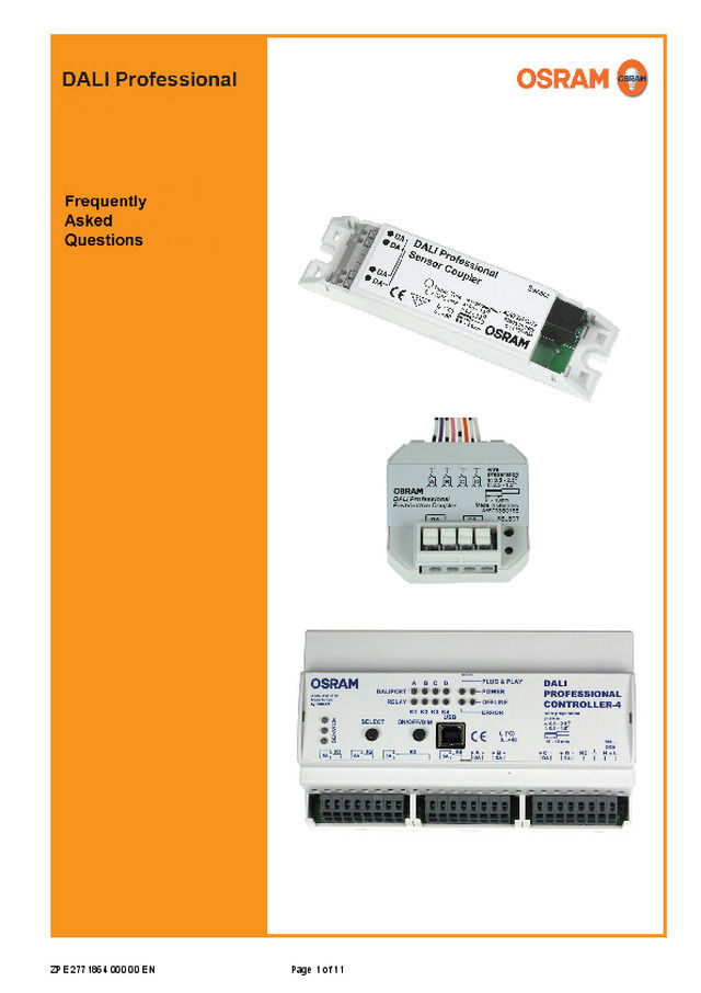 OSRAM DALI Pro - FAQ (1.9 MB)