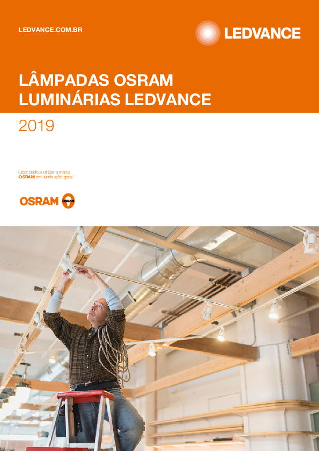 Lâmpadas Osram , Luminárias LEDVANCE 2019