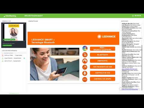 Gravação do webinar "Tendências da lâmpada LED PARTE 2: A Internet das Coisas"