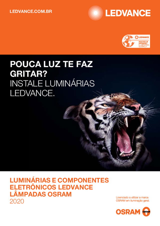 Catálogo 2020 de Luminárias e Componentes Eletrônicos LEDVANCE e Lâmpadas OSRAM