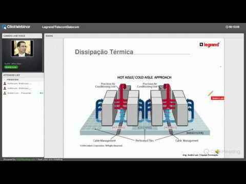 Gravação do webinar Especificação de Suportes Físicos para TELECOM e DATACOM