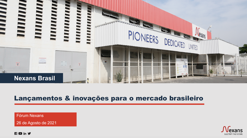 A Nexans lançará inovações em serviços e packaging no Brasil nos próximos meses: Track n´Trace para rastreio de entregas de material, e um novo conceito de packaging para facilitar a vida dos instaladores elétricos