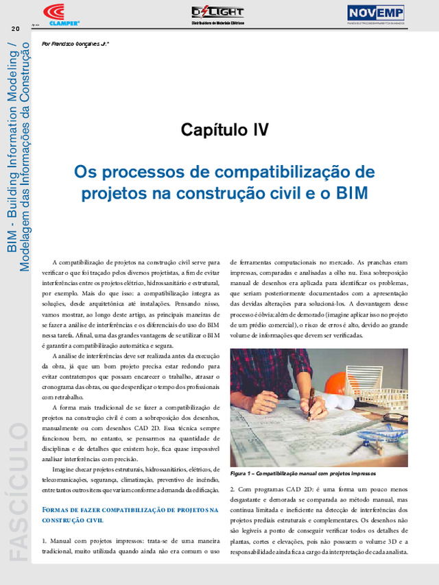 A ferramenta BIM nos projetos elétricos - Os processos de compatibilização de projetos na construção civil e o BIM