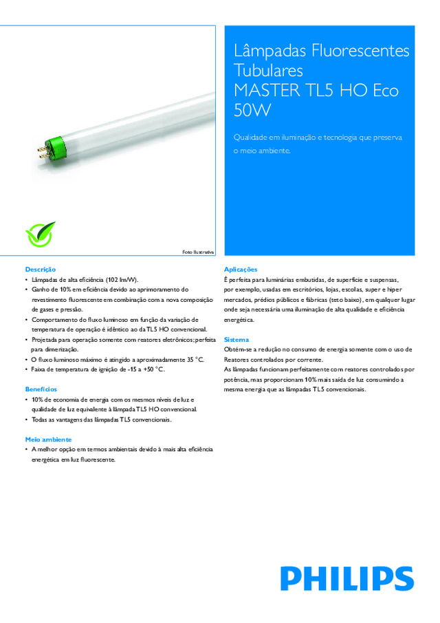 MASTER TL5 HO Eco 50W