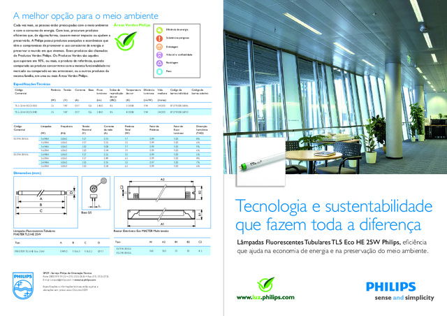 MASTER TL5 HE Eco 25W - Catálogo