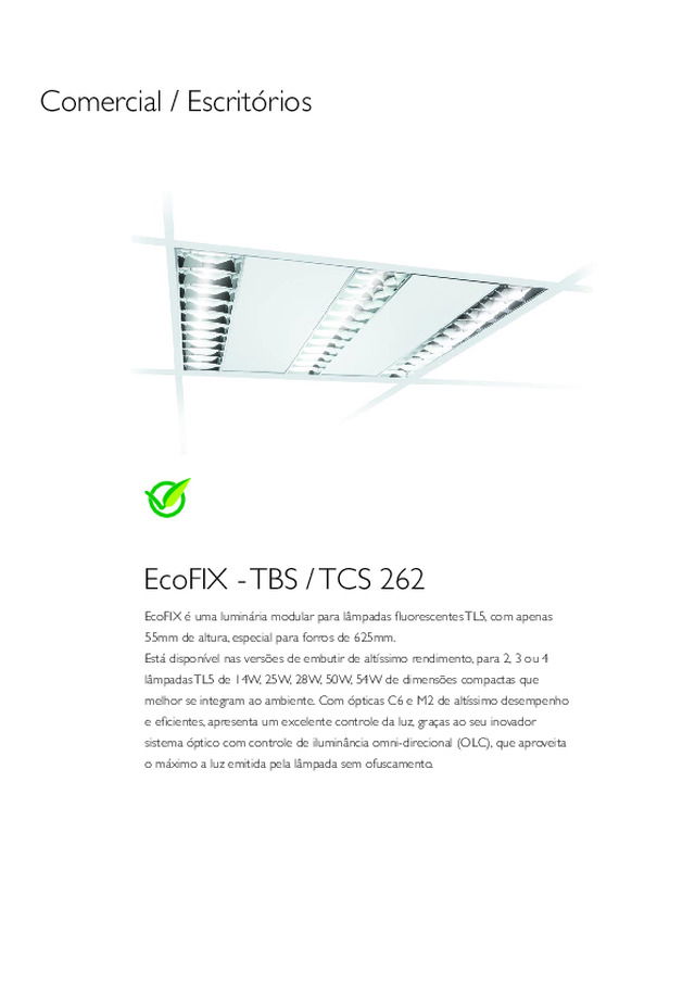 TBS / TCS 262 EcoFIX - Catálogo
