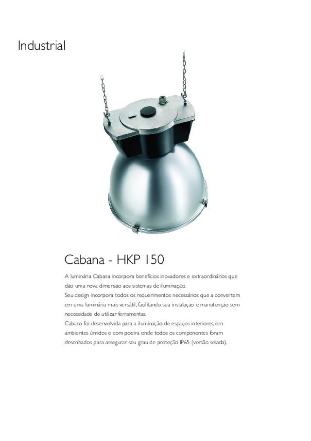 Cabana HPK150 - Catálogo II