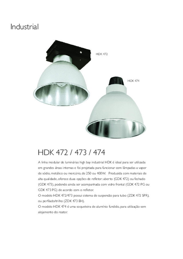 H/SDK 472, 473 e 474 - Catálogo