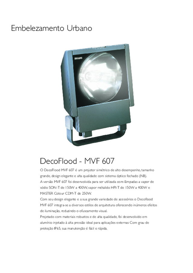 DecoFlood MVF 607 - Catálogo