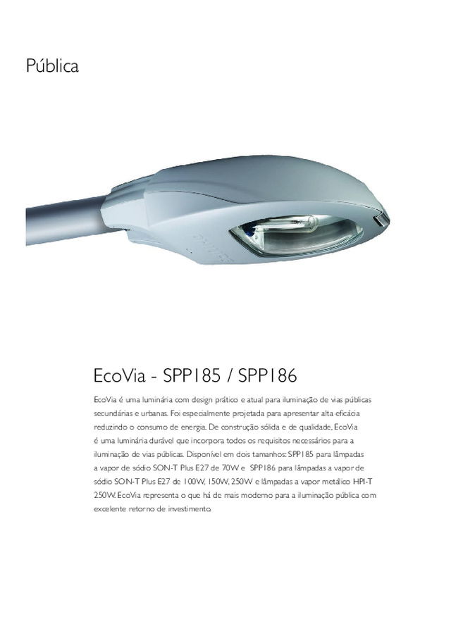 EcoVia - Catálogo