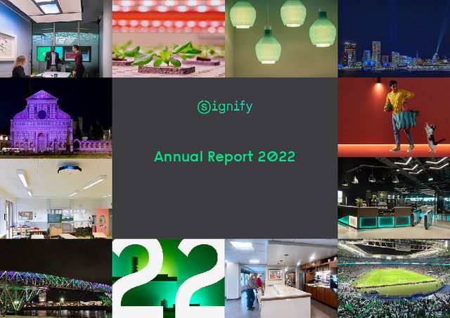 Relatório Anual 2022 da Signify