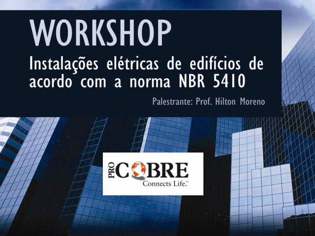 Instalações elétricas de edifícios de acordo com a Norma NBR 5410