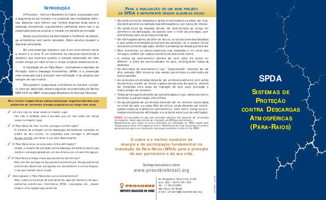 Sistema de proteção contra descargas atmosféricas