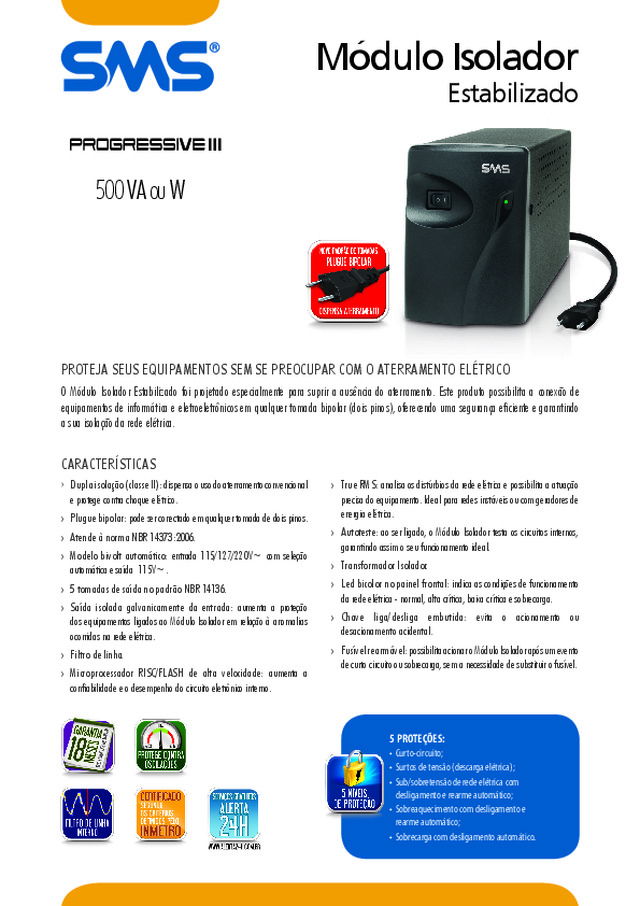 Módulo Isolador Progressive III