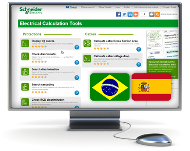 A ferramenta Electrical Calculation Tools já está disponível para o Brasil.