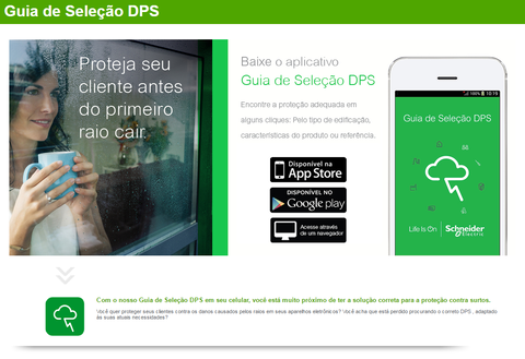 Schneider Electric lança app Guia de Seleção DPS para eletricistas