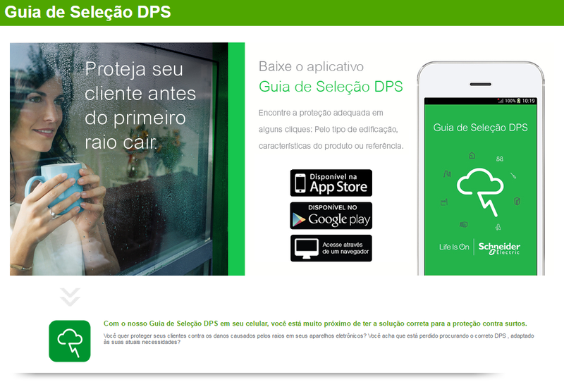 Schneider Electric lança app Guia de Seleção DPS para eletricistas