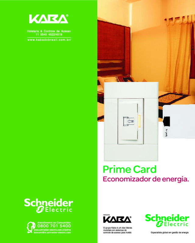 Folheto Economizador de Energia Prime Card