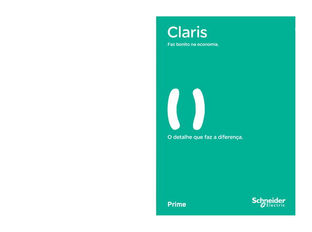 Interruptores e Tomadas Linha Claris