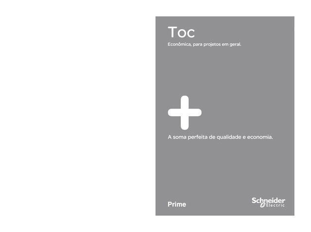 Interruptores e Tomadas Linha Toc