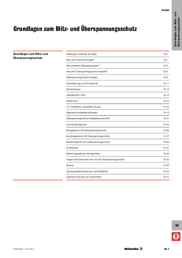 Grundlagen zum Überspannungsschutz