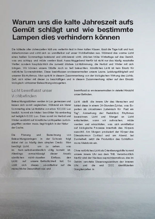 Warum der Winter uns traurig macht und wie wir dies verhindern können