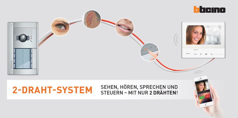 Polaritätsfreie 2-Draht-Sprechanlagen-Technik