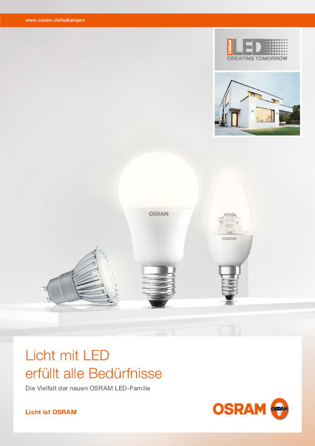 Licht mit LED erfüllt alle Bedürfnisse