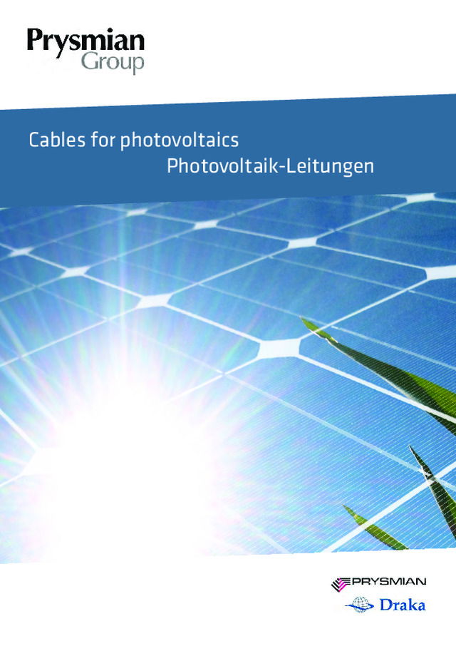 Photovoltaik-Leitungen