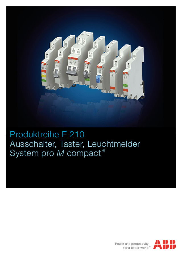 Katalog - Produktreihe E210