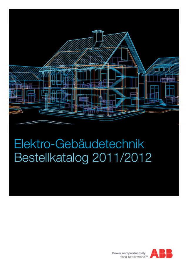 Elektro-Gebäudetechnik Bestellkatalog 2011/2012