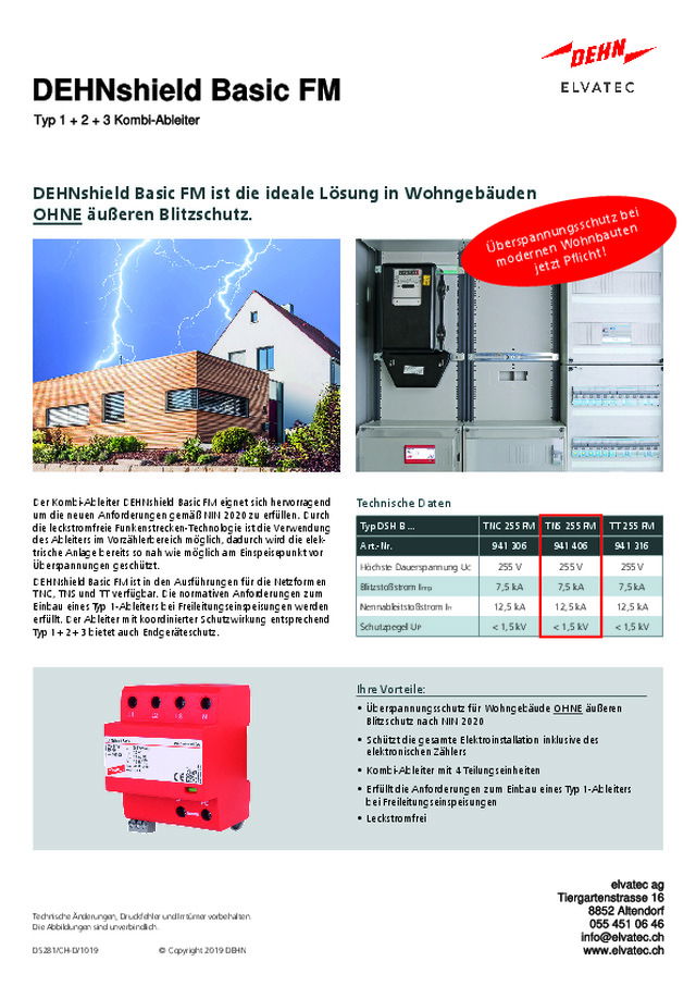 DEHNshield Basic FM