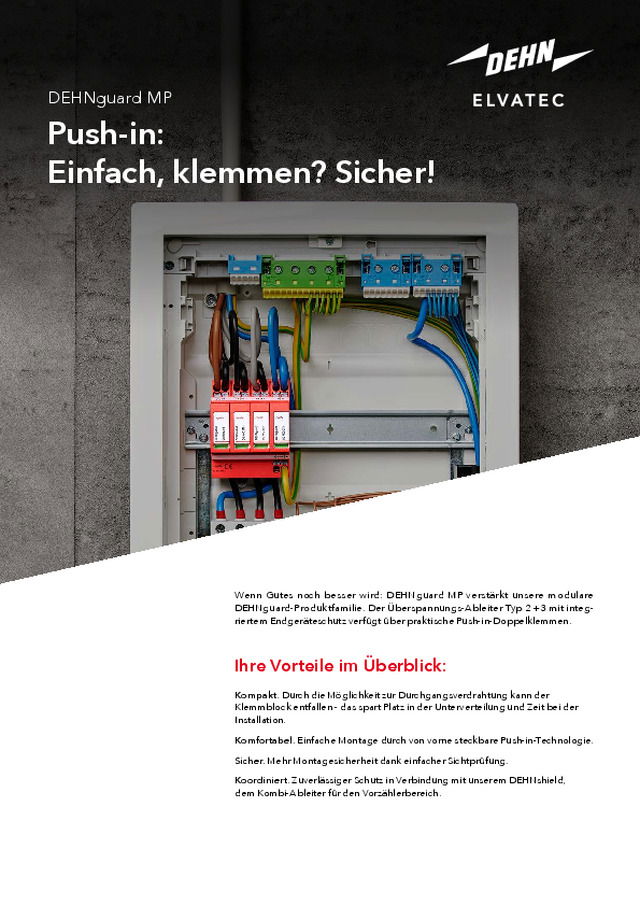 Push-in: Einfach, klemmen? Sicher!
