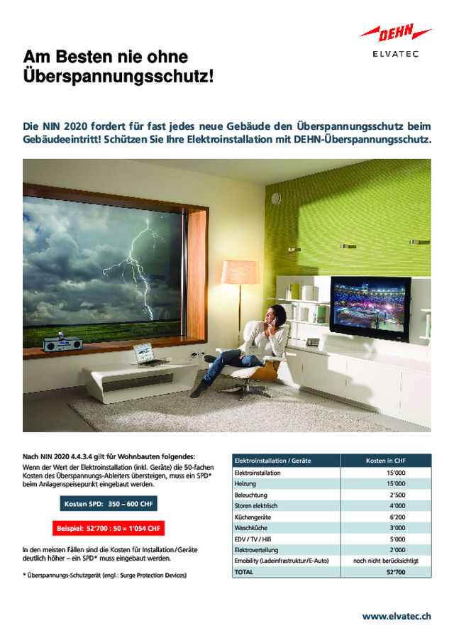Am Besten nie ohne Überspannungsschutz!