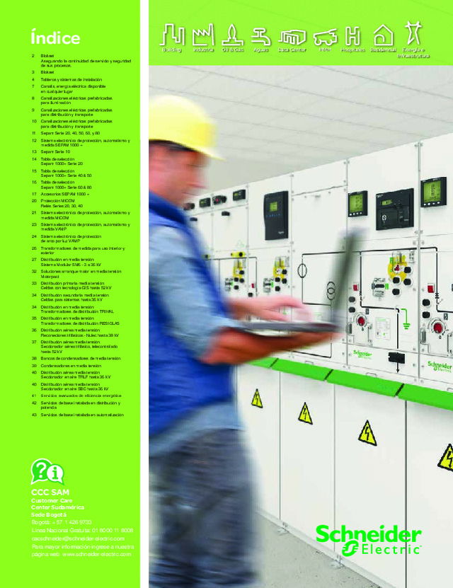 Lista de precios 2015 Schneider Electric - capítulo 4 Proyectos y Servicios